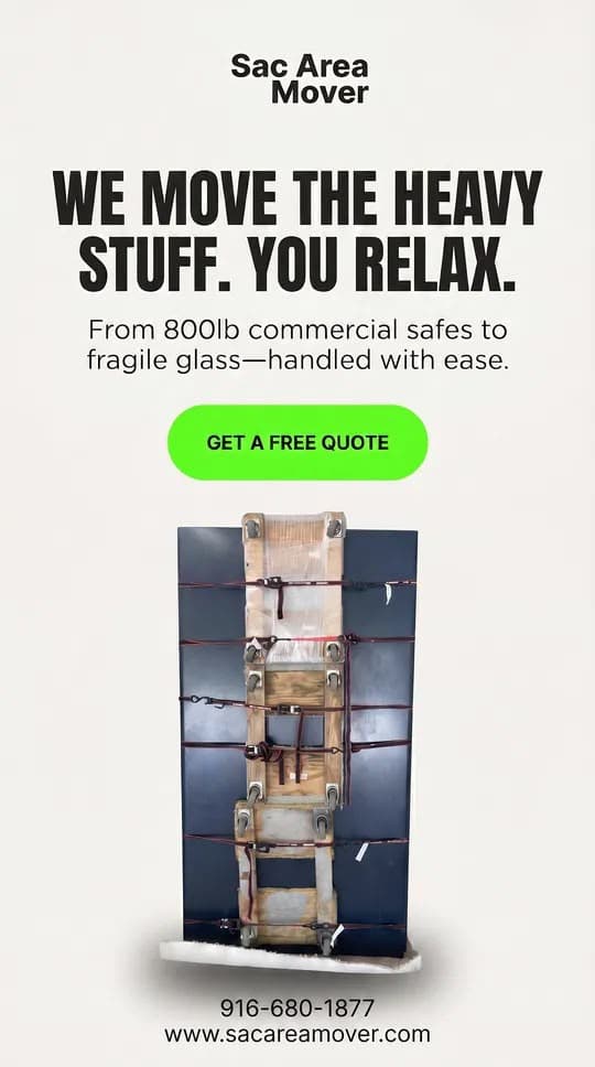We move the heavy stuff. You relax – Sac Area Mover
